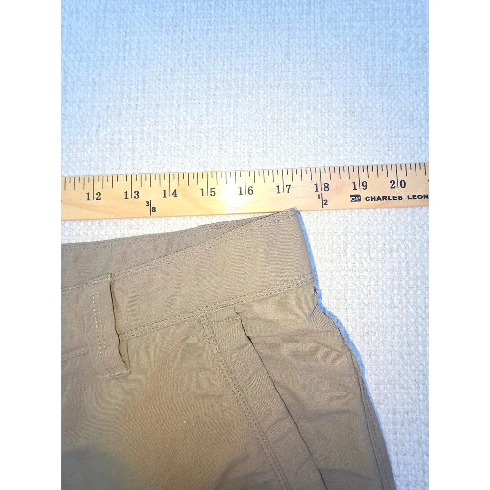 The North Face Horizon Cargo Shorts Mens 35 Khaki Tan Lightweight Hiking Outdoor